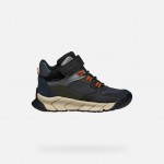 GEOX ΑΓΟΡΙ ΜΠΟΤΑΚΙ  J56NBA 0ME22 C0033  ΜΑΥΡΟ ΣΤΡΑΤΙΩΤΙΚΟ